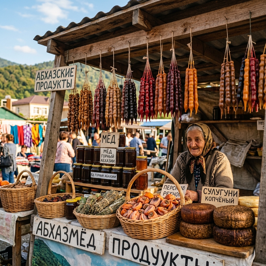 Рынок в Абхазии 1